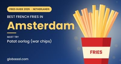Best french fries in Amsterdam, Netherlands