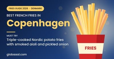 Best french fries in Copenhagen, Denmark