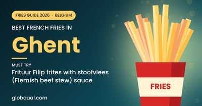 Best french fries in Ghent, Belgium