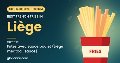 Best french fries in Liège, Belgium