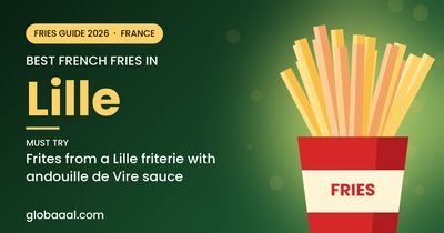 Best french fries in Lille, France