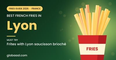 Best french fries in Lyon, France