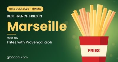 Best french fries in Marseille, France