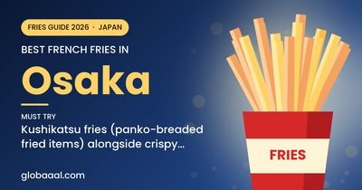 Best french fries in Osaka, Japan