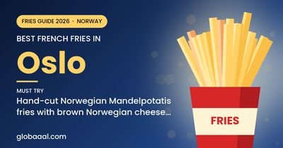 Best french fries in Oslo, Norway