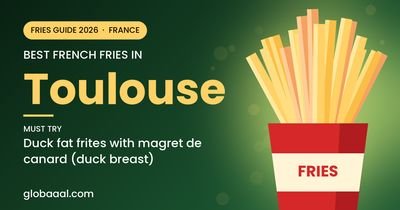 Best french fries in Toulouse, France
